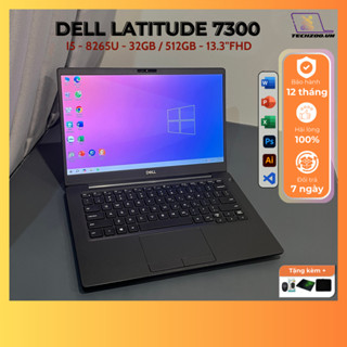 Laptop Dell Latitude 7300 I5-8250U/32GB/512GB SSD/13.3 inch FHD mỏng nhẹ, pin trâu, màn đẹp, văn phòng giải trí OK