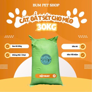 Cát mèo bentonite 30kg giá rẻ - Ship hỏa tốc