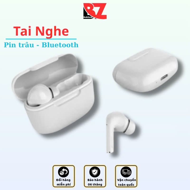 Tai Nghe Bluetooth 5.3 Bubzone.vn Không Dây Thế Hệ Mới ,Đàm Thoại Hai Chiều,Pin Trâu A10 Pro