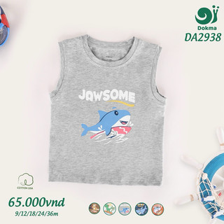 Áo ba lỗ Dokma cho bé (9-36M)