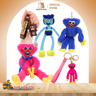 Tổng hợp gấu bông Huggy Wuggy, móc khóa nhân vật game Poppy Playtime, thú bông lông xù mềm cao cấp - Happy Hug