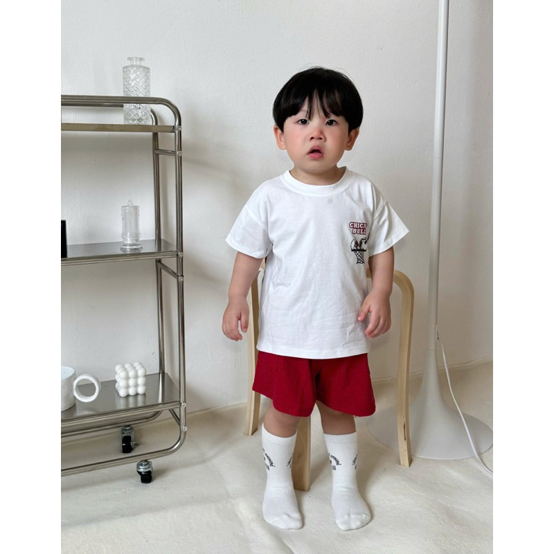 SET ÁO TRẮNG CHICAGO BULLS QUẦN ĐỎ