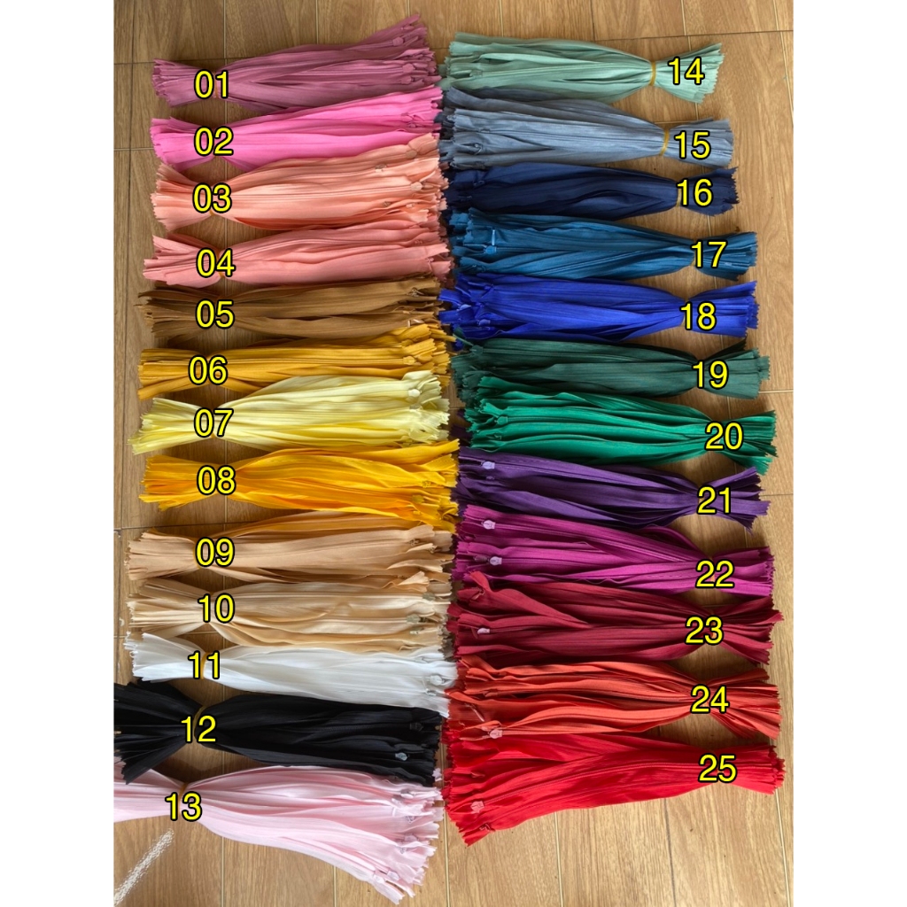 (10 chiếc) Khóa Giọt Lệ KCC Dài 25 cm Đủ Màu