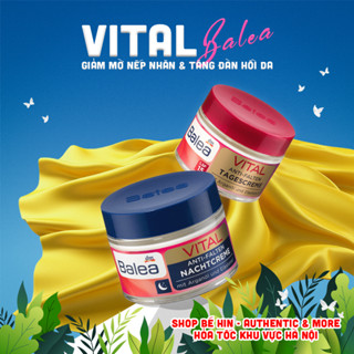 Kem Balea Vital Đức dưỡng da ngày và đêm, dưỡng ẩm chuyên sâu, giảm nếp nhăn và tăng đàn hồi da