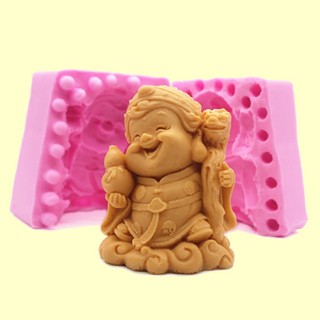Khuôn silicon bà thọ làm rau câu, đổ nến thơm, fondant, socola, thạch cao