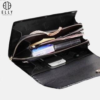 [Hàng hiệu cao cấp] Túi clutch nữ cao cấp da thật ELLY- EC4