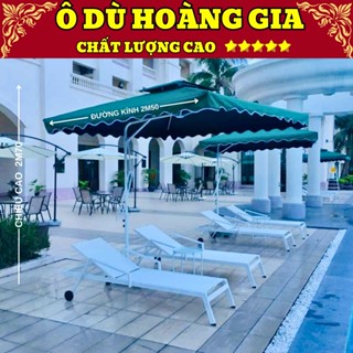 DÙ LỆCH TÂM Ô LỆCH TÂM 2M5X2M5  CAO CẤP Ô DÙ HOÀNG GIA A5