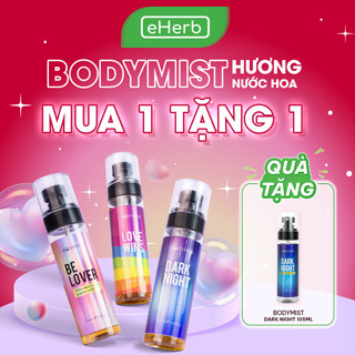   MUA 1 TẶNG 1  Nước Hoa Bodymist Xịt Thơm Toàn Thân Unisex Nam Nữ Hẹn Hò Lưu Hương 6H BODYMISS 