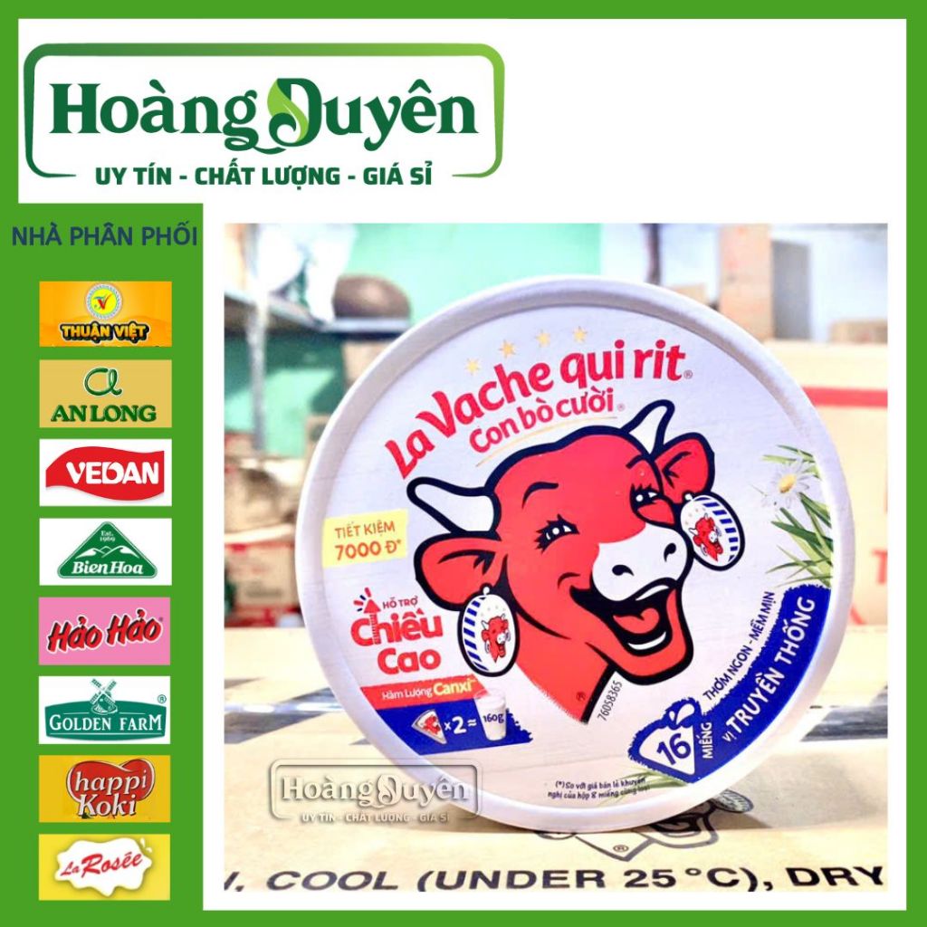 Phô mai Bò Cười (16 miếng/ Hộp đôi)
