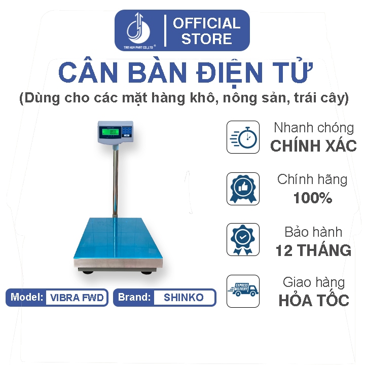 Cân điện tử 100kg Vibra FWD