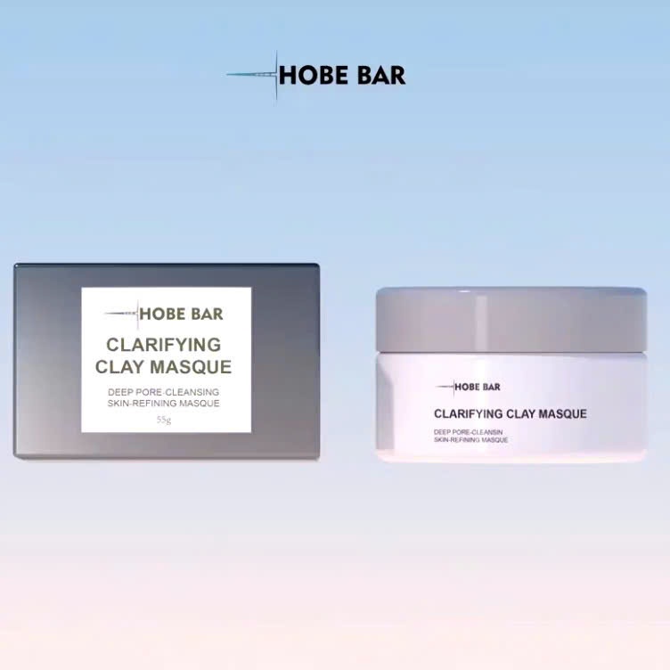 Mặt Nạ Đất Sét Trắng Hobe Bar 55g Làm Sạch Da, Dưỡng Ẩm, Cải Thiện Mụn Đầu Đen