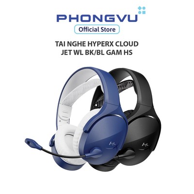 Tai nghe HyperX Cloud Jet WL BL/BK GAM HS - Bảo hành 24 tháng