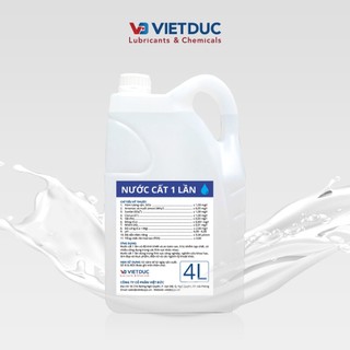 Nước cất tinh khiết Chuyên dụng - Nước cất 1 lần Chai 500mL/ 4L 💧 (Distilled water)