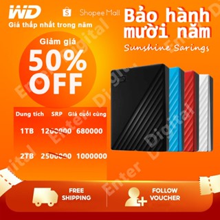 Ổ cứng gắn ngoài WD Western Digital Portable 2TB cho Mac và Windows USB 3.0 HDD gắn ngoài di động