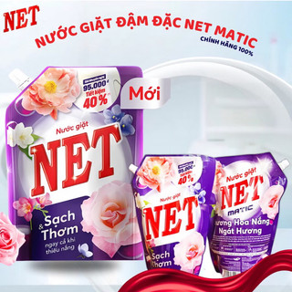  Nước giặt Net túi can matic đủ mùi hương nước hoa  3kg  hàng công ty chinh hãng 