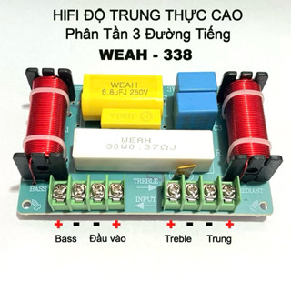  MẠCH PHÂN TẦN 3 ĐƯỜNG TIẾNG WEAH338 - Dùng cho dàn âm thanh gia đình loa kẹo kéo 