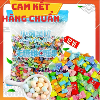   LOẠI 1  Bịch 2,5kg Kẹo Ngậm Trái Cây Mix 12 Vị Nguyên Túi 2.5kg Thơm Miệng Mát Lạnh Bạc Hà 