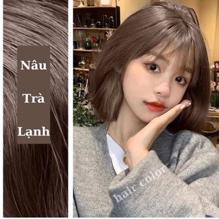 [Màu Tóc Hot ]Kem nhuộm tóc màu thời trang, Kem nhuộm tóc siêu dưỡng tại nhà tặng kèm oxy và găng tay