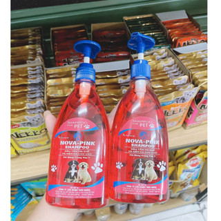  Sữa Tắm Cho Chó Nova Pink Shampoo 300ml - Hỗ Trợ Cải Thiện Các Bệnh Ngoài Da 