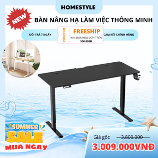 Bàn Làm Việc Cao Cấp Nâng Hạ Bằng Điện, Bàn Học Đa Năng, Bàn Làm Việc Điều Chỉnh Tự Động M218