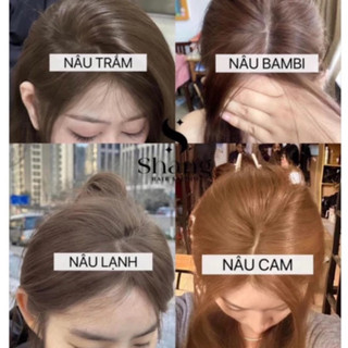 [Màu Tóc Hot ]Kem nhuộm tóc màu thời trang, Kem nhuộm tóc siêu dưỡng tại nhà tặng kèm oxy và găng tay