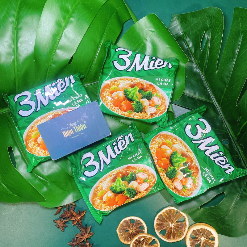 Mì Ba Miền Chay Lá Đa Gói 65g