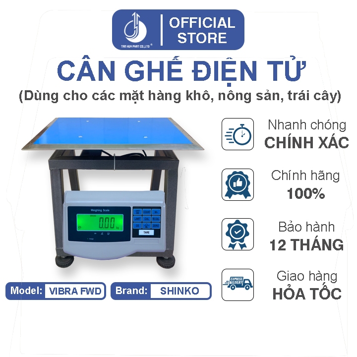 Cân điện tử 60kg Vibra FWD