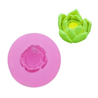Khuôn silicon hoa sen thái 1901 size nhỏ làm rau câu, thạch cao, socola, nến thơm