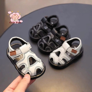 Dép Sandal Tập Đi Cho Bé Từ 0-2 Tuổi Đế Mềm Chống Trượt Phát Tiếng Kêu Nhẹ Êm Thời Trang