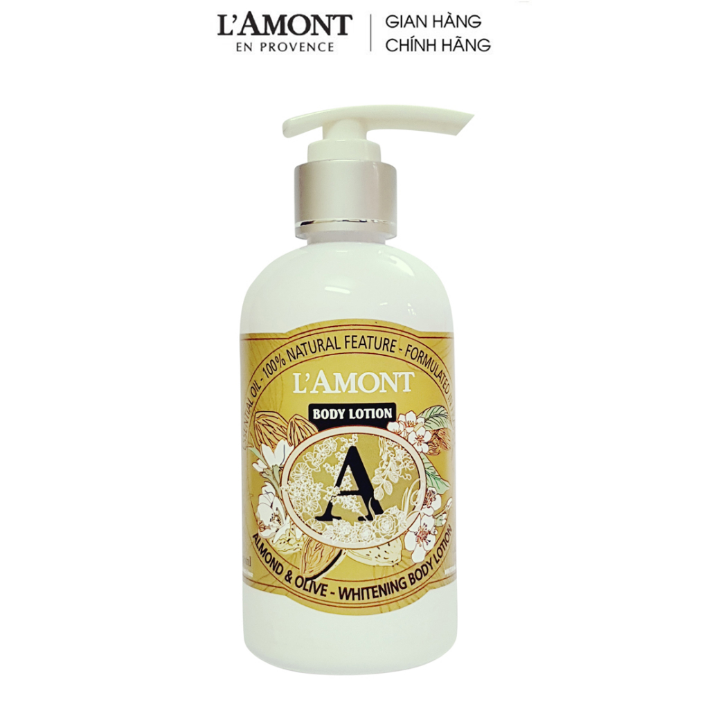Sữa Dưỡng Thể Dưỡng Da LAMONT Almond Hương Hạnh Nhân 250ml | BigBuy360 - bigbuy360.vn