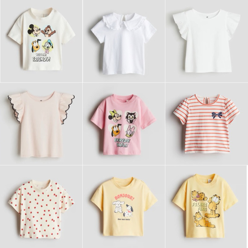 [KIDDO] Áo phông H&M siêu xinh cho bé gái