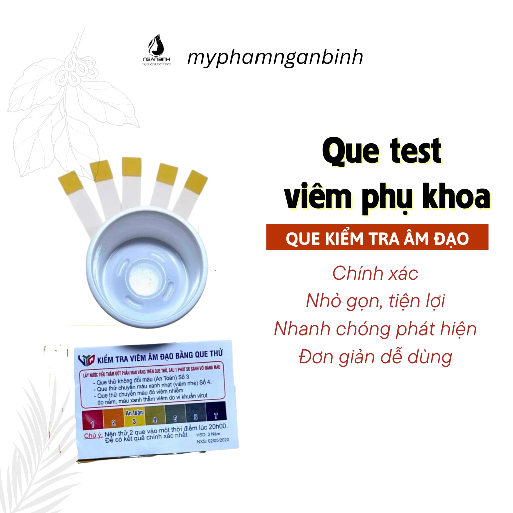Que kiểm tra viêm âm đạo chuẩn 99%