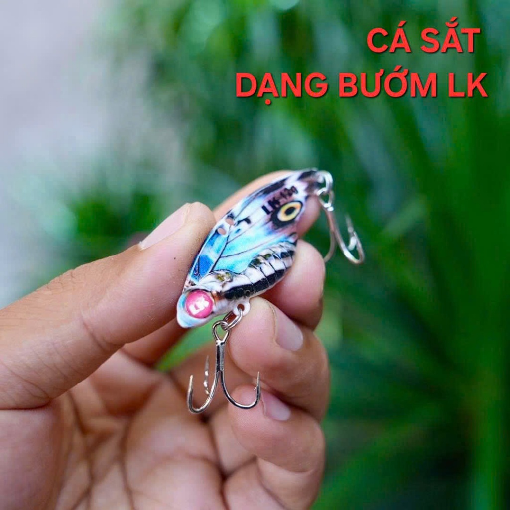 Mồi câu cá sắt dạng cánh bươm LK 9g-12g -CAN