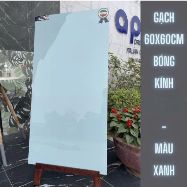 Gạch ốp lát 60x120cm màu xanh - gạch ốp bếp - gạch ốp tường 60x120cm - gạch studio, homestay