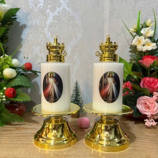 2 CÂY ĐÈN ĐỐT DẦU -BÌNH DẦU -ĐÈN CÔNG GIÁO(NCDS-0006)