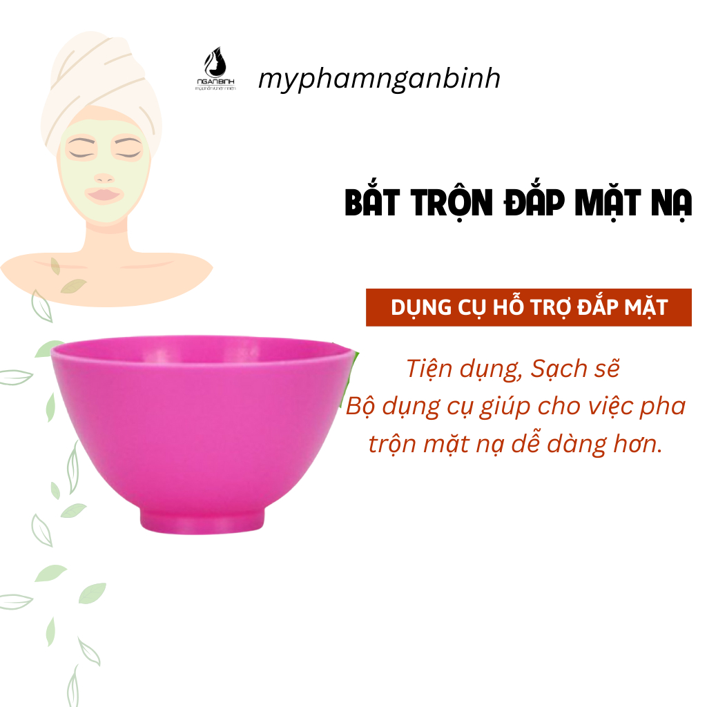 Bát nhựa /chén nhựa trộn mặt nạ
