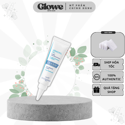 Ducray Kem ngừa mụn viêm Keracnyl PP+ Anti-Blemish Cream [ Quà tặng 5 miếng bông tẩy trang ]