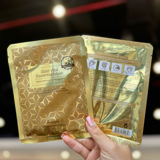  Combo 10 miếng MẶT NẠ VÀNG 24K HÀN QUỐC – GOLD VITAL ESSENTIAL MASK 25ml 