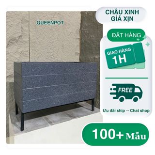 Chậu chữ nhật Gỗ Nhựa Composite ( Bản Tiêu Chuẩn ) - Mua giá tốt với chậu sản xuất trực tiếp từ xưởng