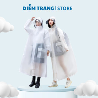 Áo mưa trong suốt cao cấp Didooglt vải chống thấm có kính chắn bảo vệ ( Hàng Đẹp )