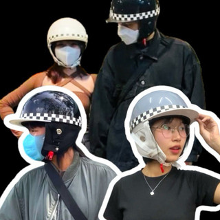  Mũ bảo hiểm nửa đầu kiểu Nhật Nón bảo hiểm phong cách Nhật Bản Bosozuku Japan Style,Unisex nam nữ - Miễn phí vận chuyển 