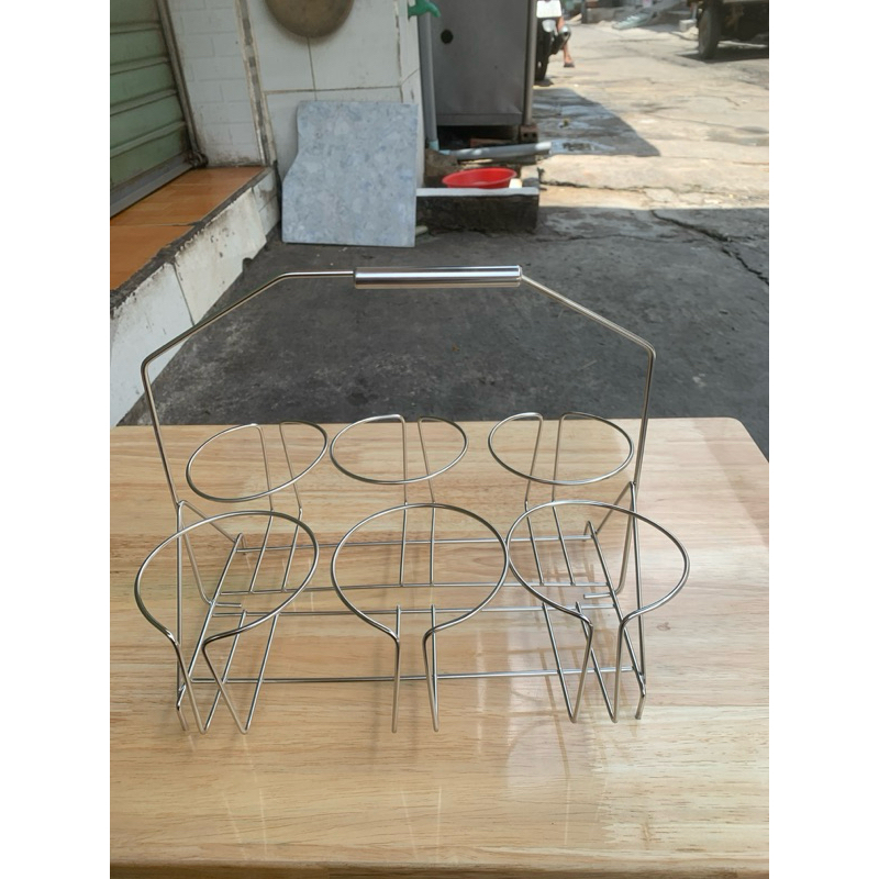 Xách ly inox, dùng để ly cà phê, ly nhựa nước mía