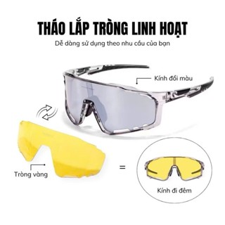 MẮT KÍNH FORM DÁNG TRÒN NAM NỮ ĐEO ÔM MẶT CHỐNG BỤI ĐI NGÀY VÀ ĐÊM