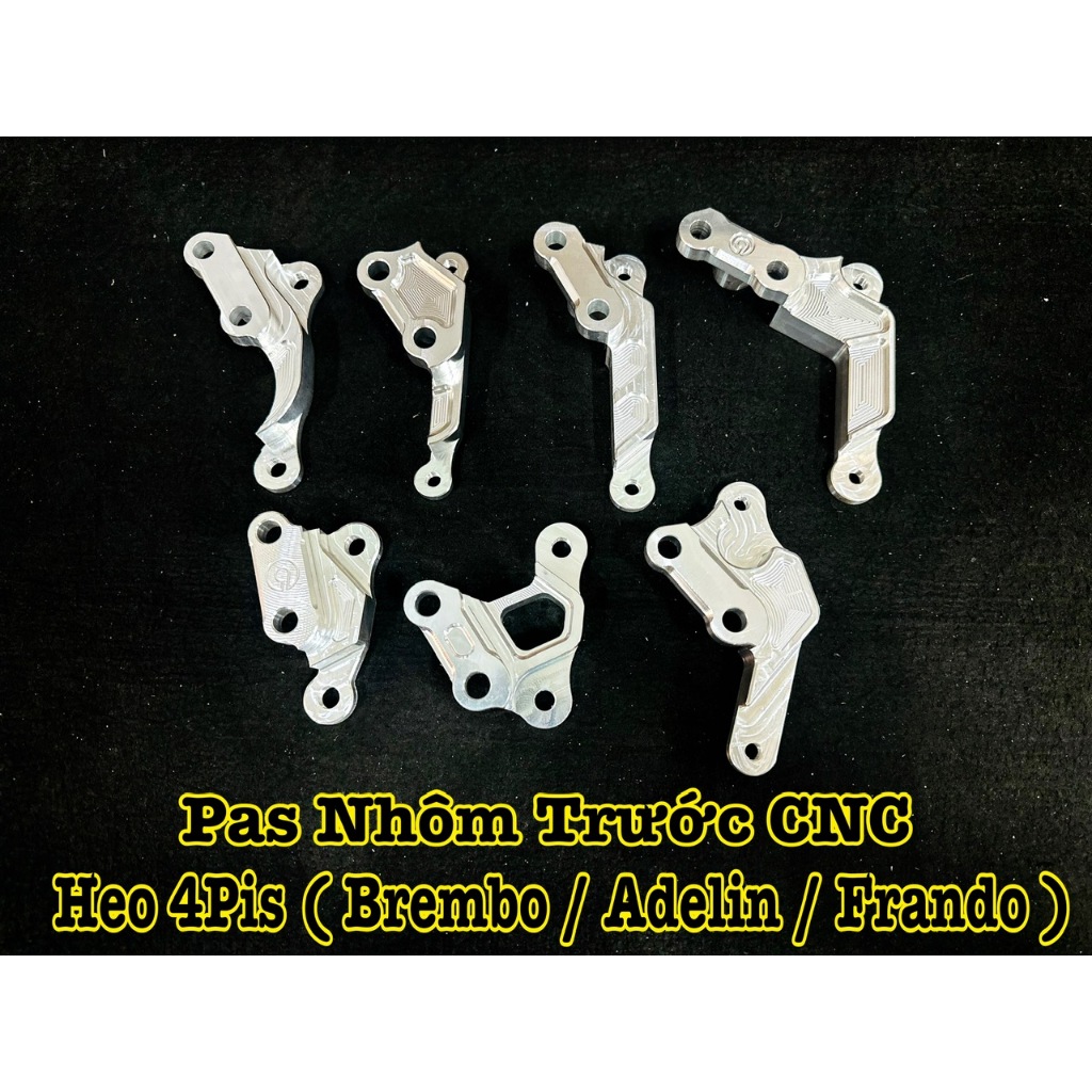 Pas Trước CNC Heo 4Pis ( Brembo / Frando / ADELIN / SMRT / MFZ ) Dùng Cho Nhiều Loại Xe Khác Nhau. /