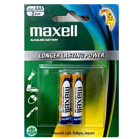 Vỉ 2 Viên Pin Maxell Alkaline