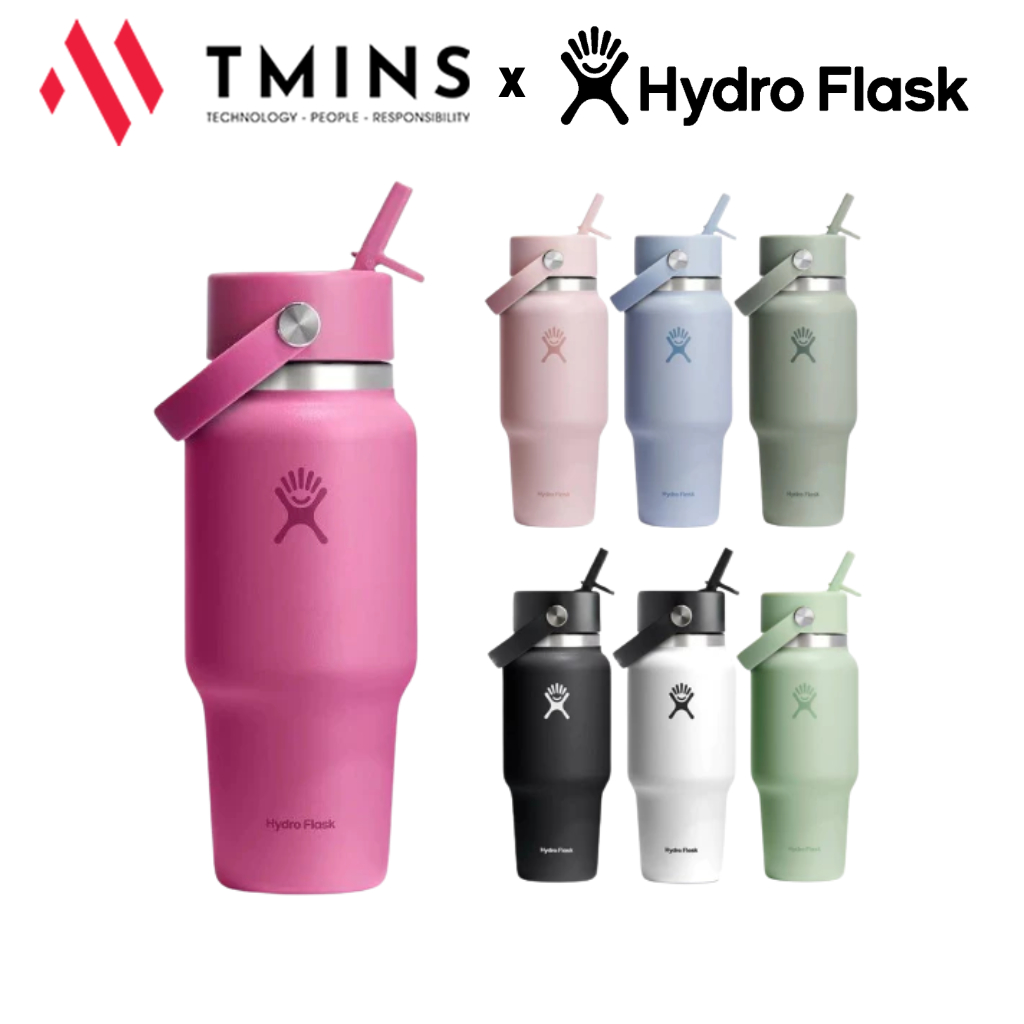 Bình giữ nhiệt Hydro Flask Travel Bottle Wide Flex Straw Cap 24 OZ - Hàng chính hãng