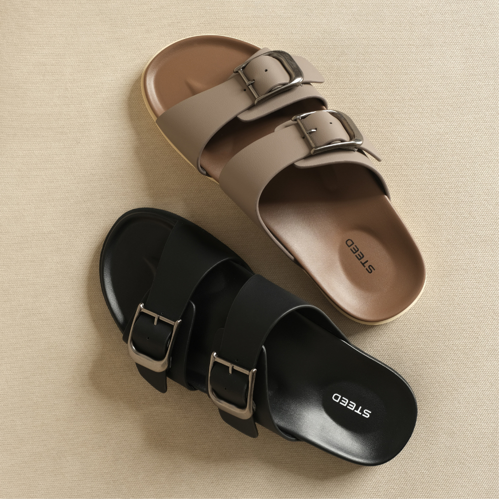 Dép Sandal Nam Vero Slide Chất Liệu Da Micro Fiber Chống Nước  - Thương Hiệu Steeler