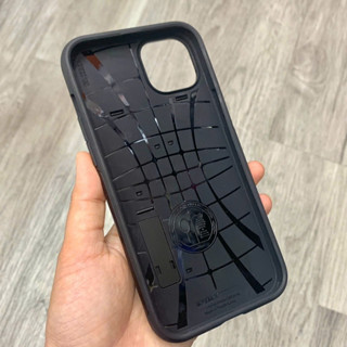Ốp Lưng Spigen dành cho iPhone 14 Plus/ 15 Plus - Slim Armor - Chống Sốc - Giá đỡ