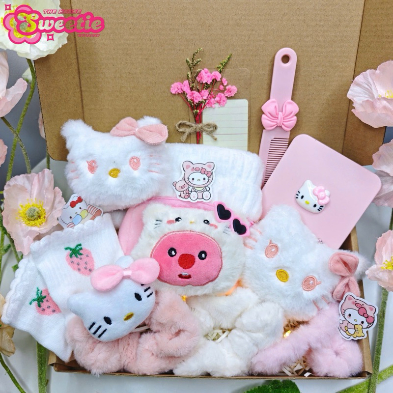 [HOẢ TỐC HCM] Set quà tặng Mèo Hello Kitty, Set quà sinh nhật cho bạn gái, set quà cho bé, quà lễ