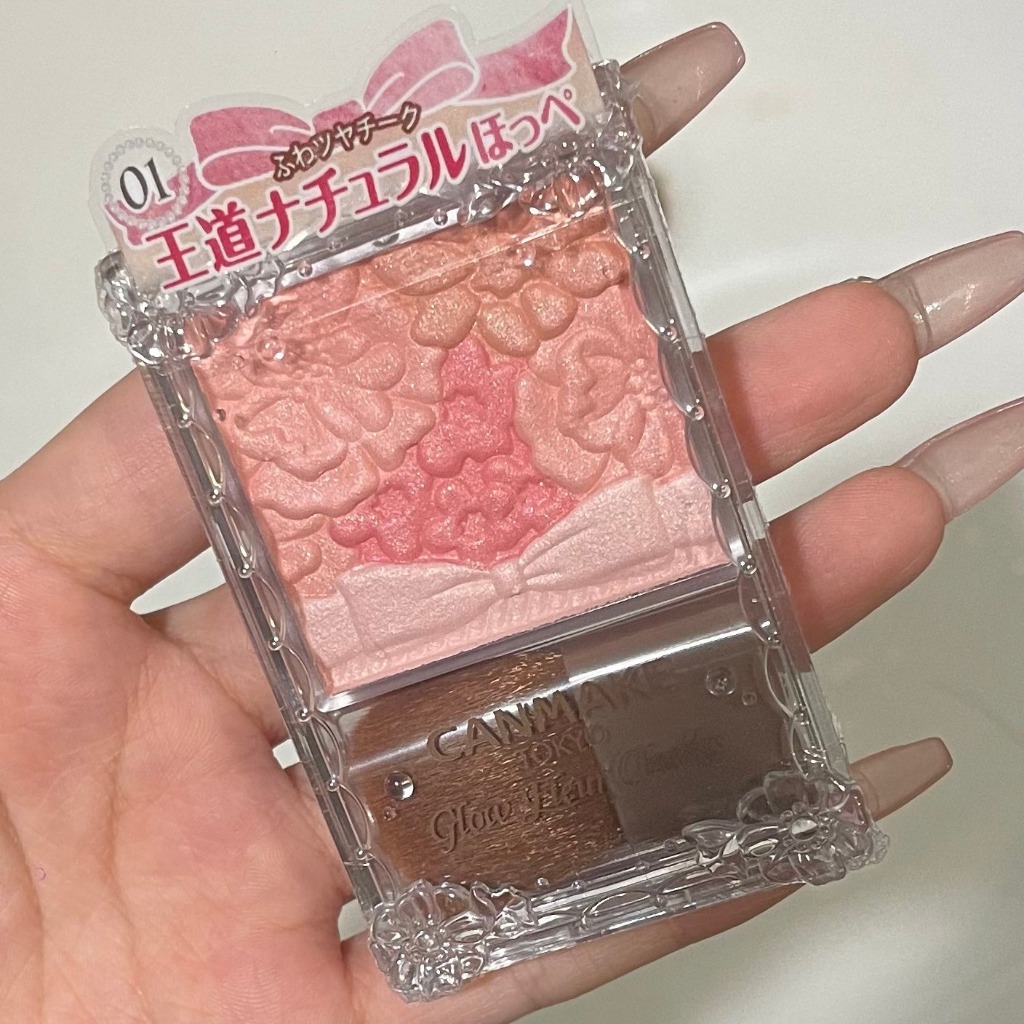 Phấn má hồng Canmake Glow Fleur Cheeks Nhật Bản, có nhũ - 6.3g | BigBuy360 - bigbuy360.vn